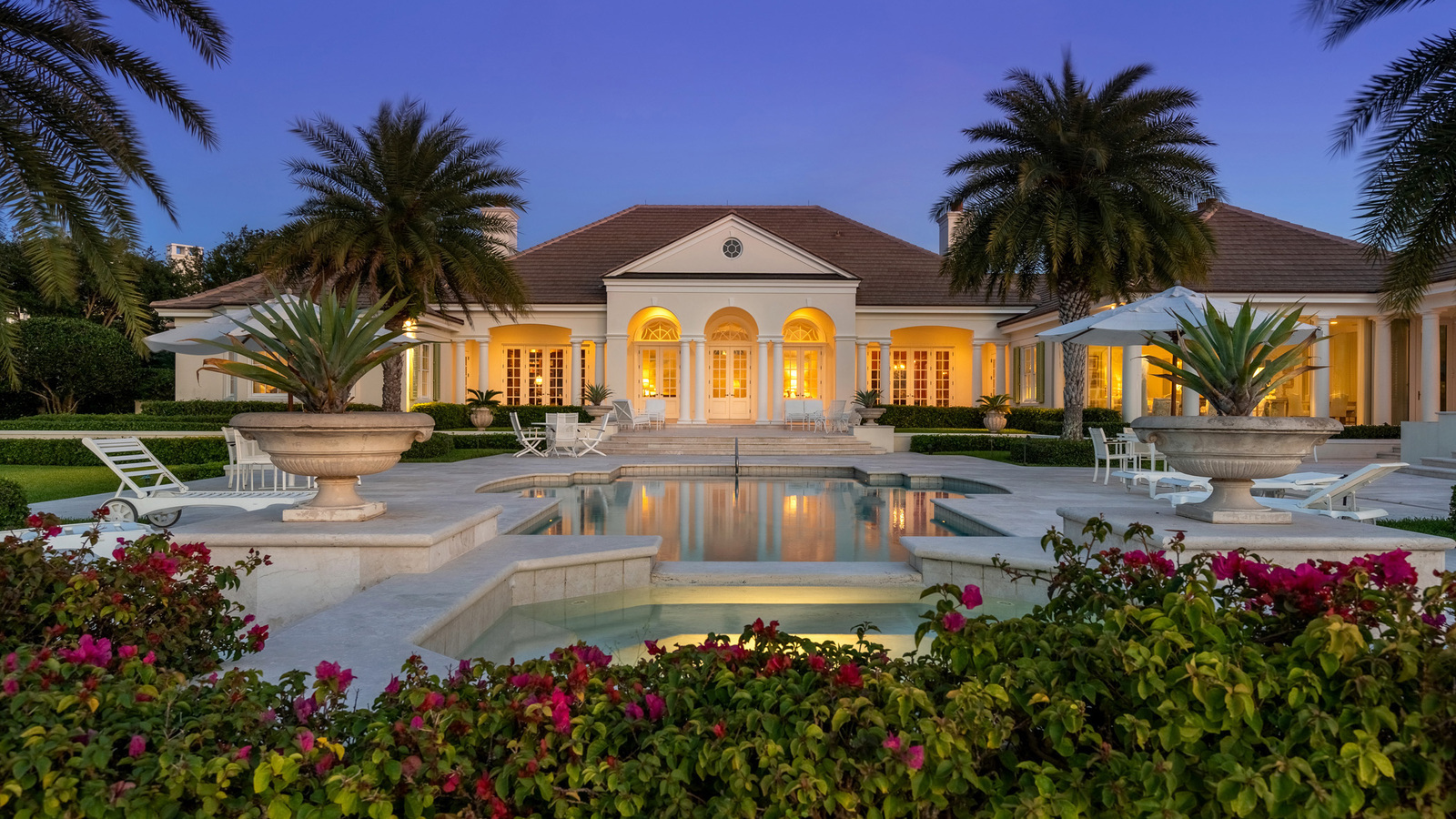 Twilight residence exterior
